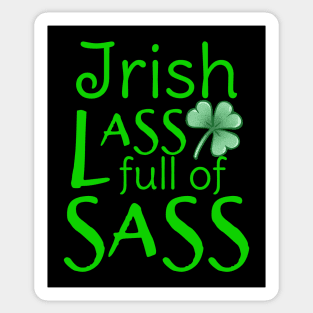 Irish Lass full of Sass Sticker